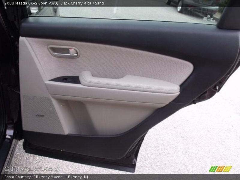 Black Cherry Mica / Sand 2008 Mazda CX-9 Sport AWD