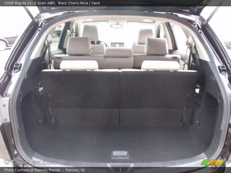 Black Cherry Mica / Sand 2008 Mazda CX-9 Sport AWD