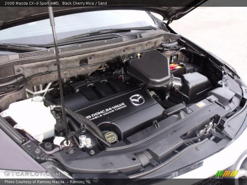 Black Cherry Mica / Sand 2008 Mazda CX-9 Sport AWD