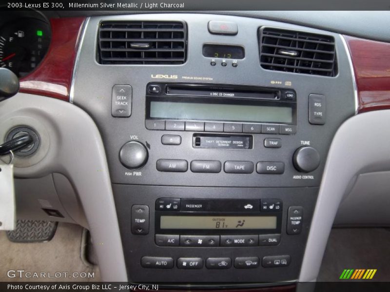Millennium Silver Metallic / Light Charcoal 2003 Lexus ES 300