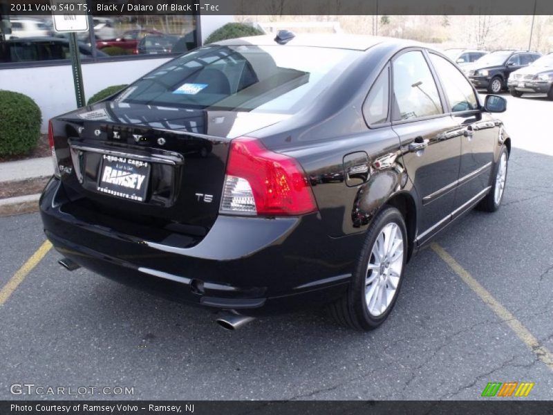 Black / Dalaro Off Black T-Tec 2011 Volvo S40 T5