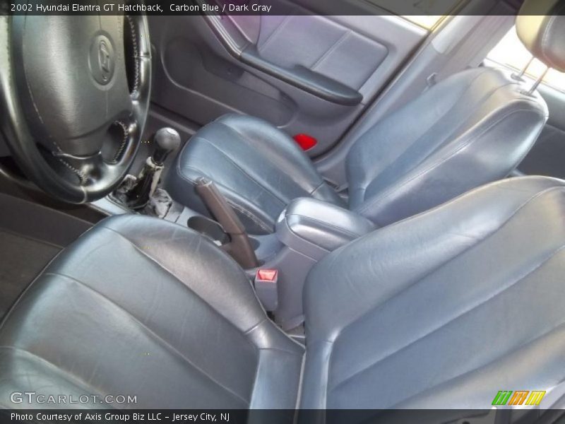 Carbon Blue / Dark Gray 2002 Hyundai Elantra GT Hatchback