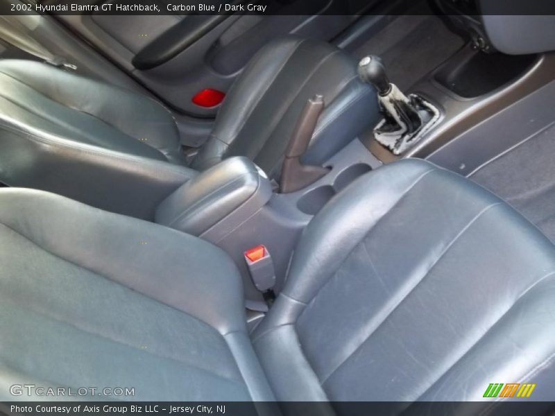 Carbon Blue / Dark Gray 2002 Hyundai Elantra GT Hatchback