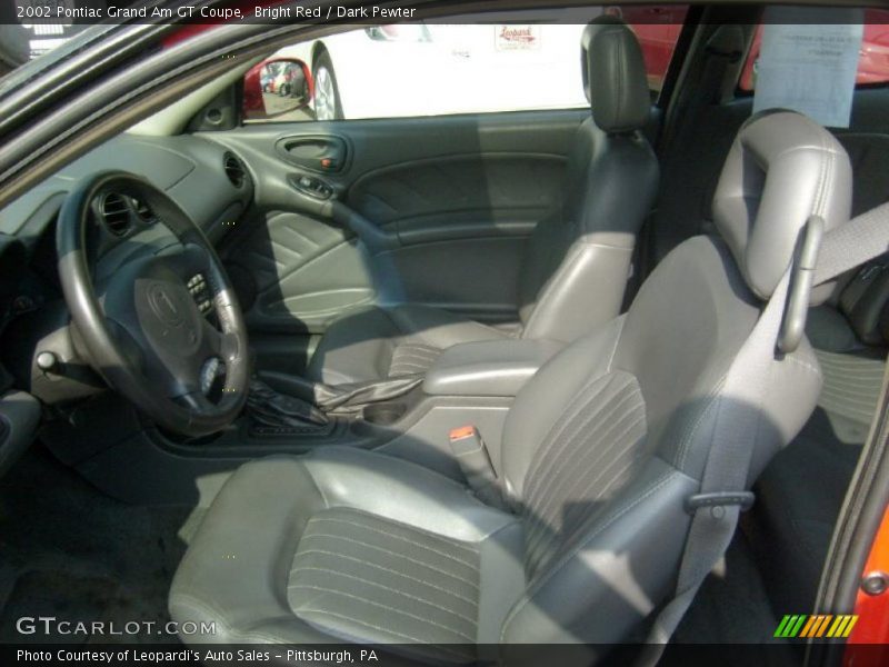 Bright Red / Dark Pewter 2002 Pontiac Grand Am GT Coupe
