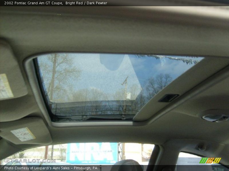 Bright Red / Dark Pewter 2002 Pontiac Grand Am GT Coupe
