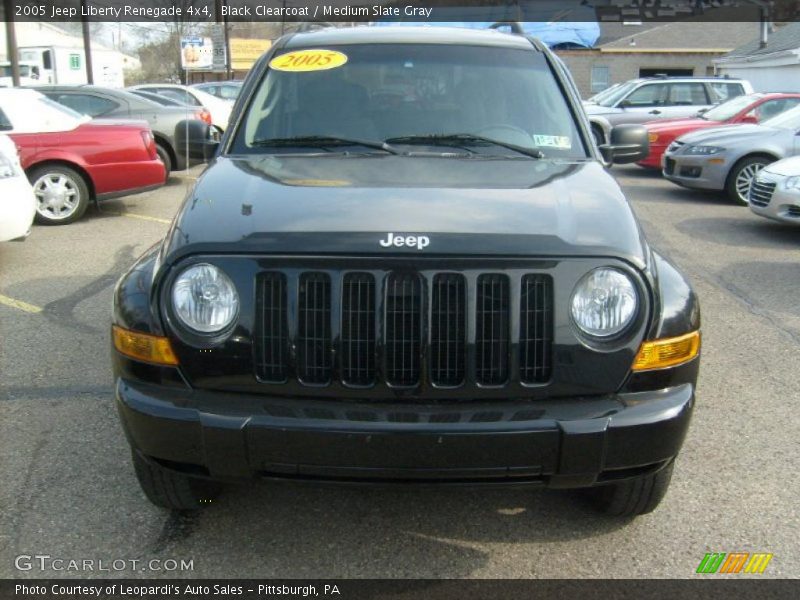 Black Clearcoat / Medium Slate Gray 2005 Jeep Liberty Renegade 4x4