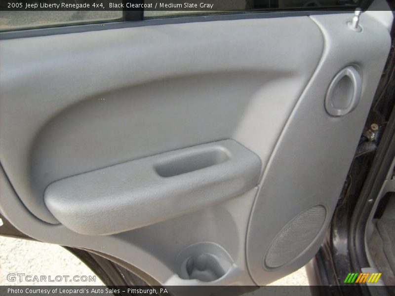 Black Clearcoat / Medium Slate Gray 2005 Jeep Liberty Renegade 4x4