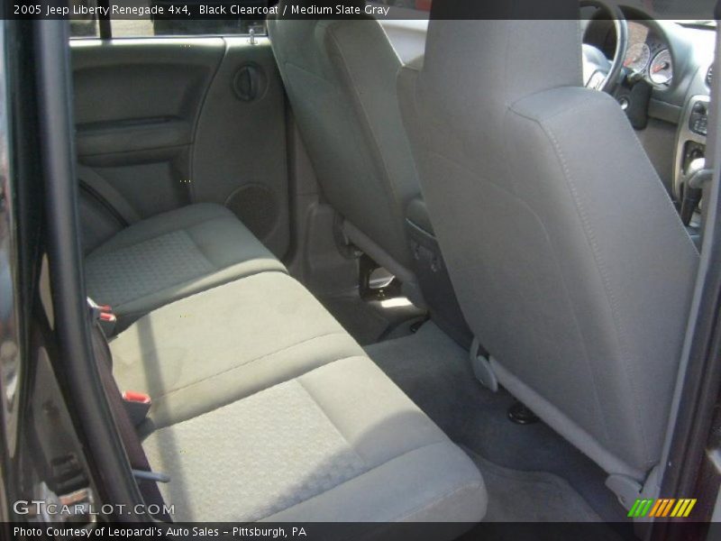 Black Clearcoat / Medium Slate Gray 2005 Jeep Liberty Renegade 4x4