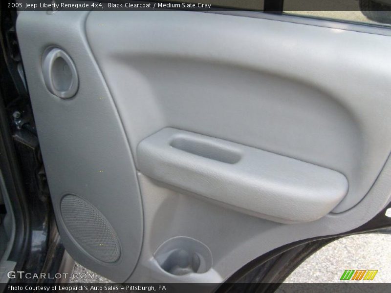 Black Clearcoat / Medium Slate Gray 2005 Jeep Liberty Renegade 4x4