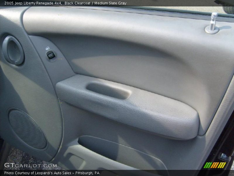 Black Clearcoat / Medium Slate Gray 2005 Jeep Liberty Renegade 4x4