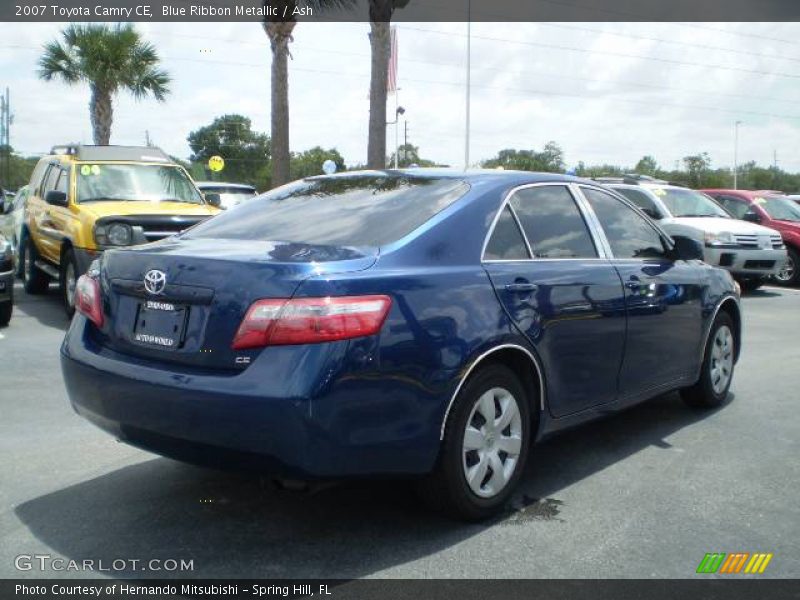 Blue Ribbon Metallic / Ash 2007 Toyota Camry CE