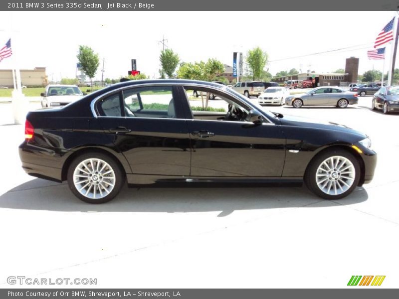 Jet Black / Beige 2011 BMW 3 Series 335d Sedan