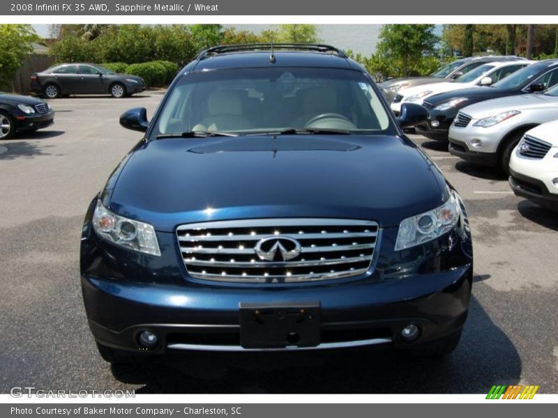 Sapphire Metallic / Wheat 2008 Infiniti FX 35 AWD