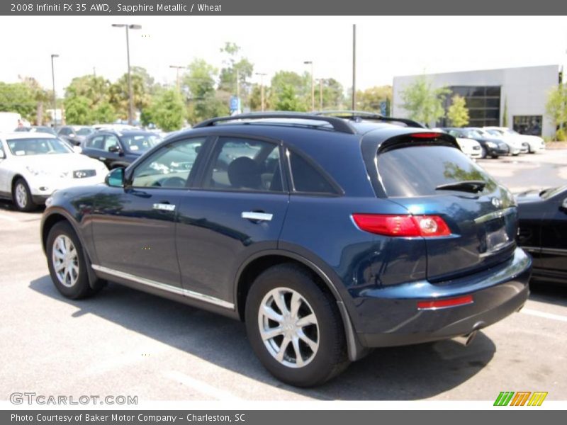 Sapphire Metallic / Wheat 2008 Infiniti FX 35 AWD