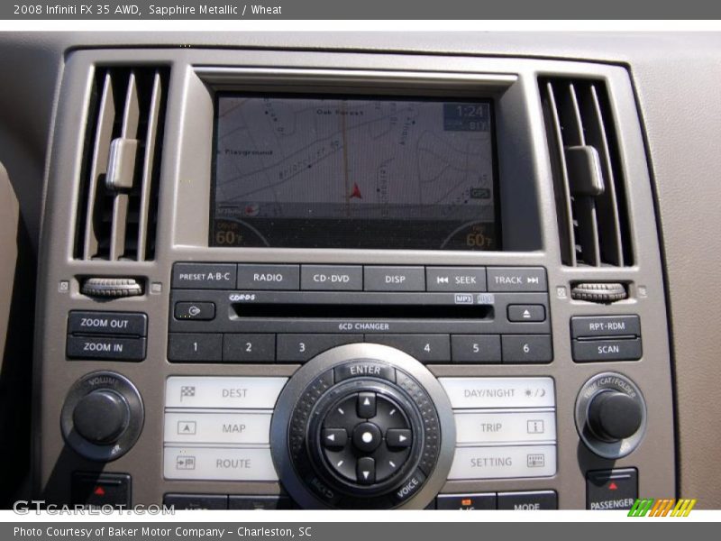 Sapphire Metallic / Wheat 2008 Infiniti FX 35 AWD