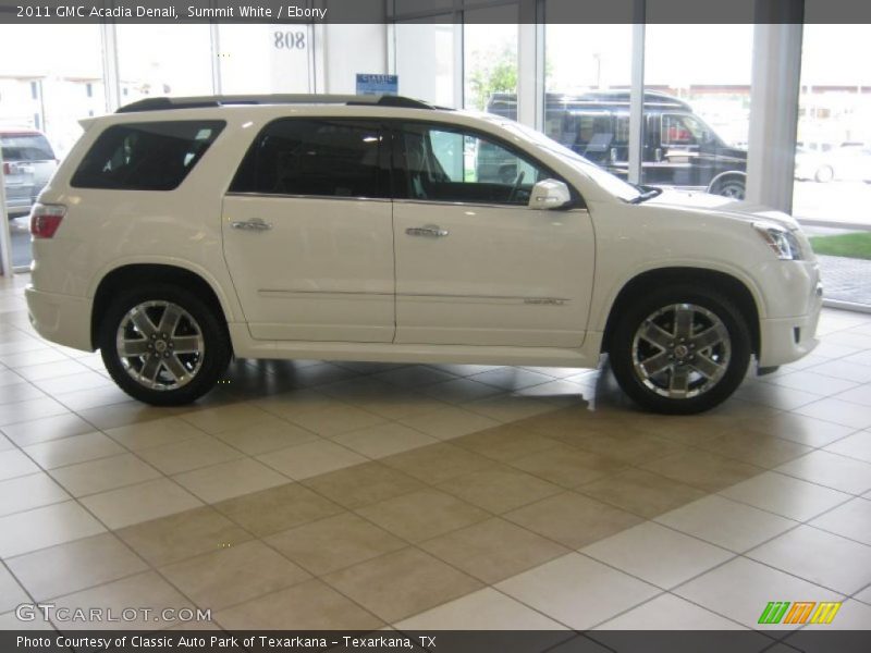 Summit White / Ebony 2011 GMC Acadia Denali