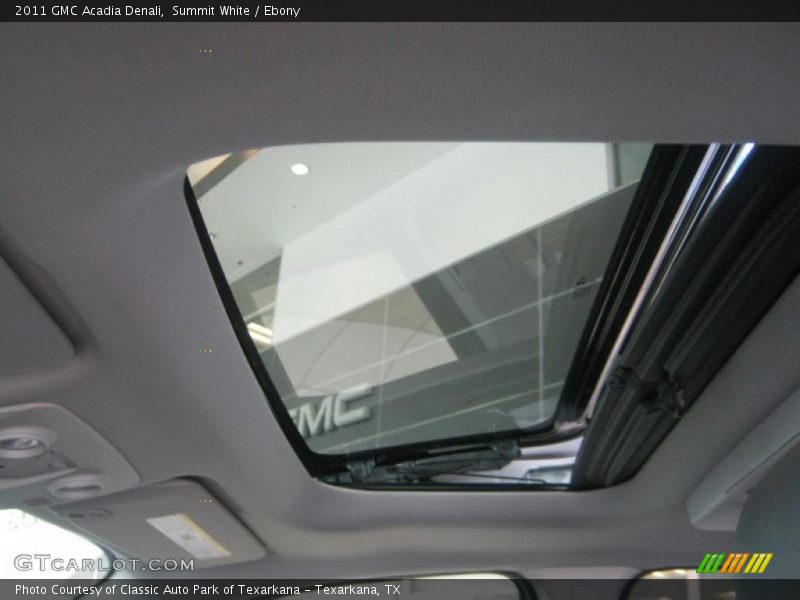 Summit White / Ebony 2011 GMC Acadia Denali