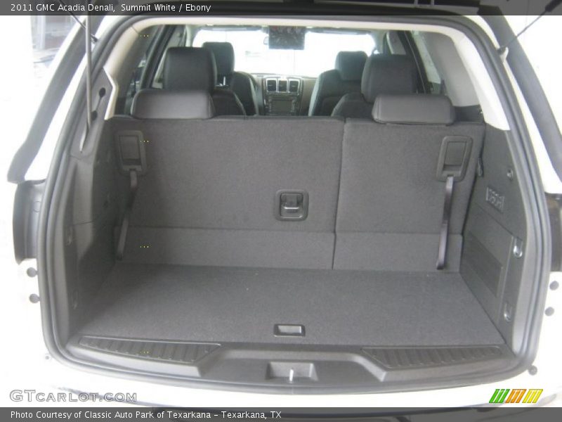 Summit White / Ebony 2011 GMC Acadia Denali