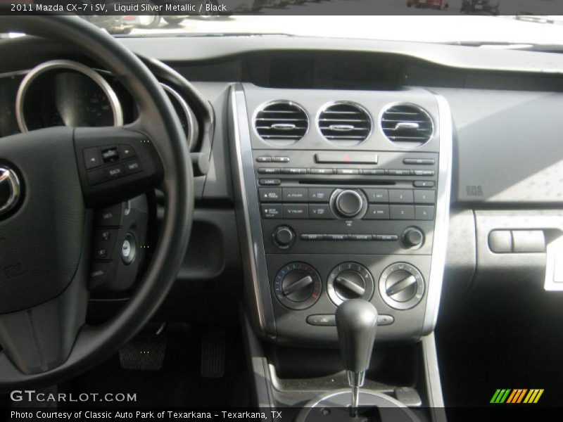 Liquid Silver Metallic / Black 2011 Mazda CX-7 i SV