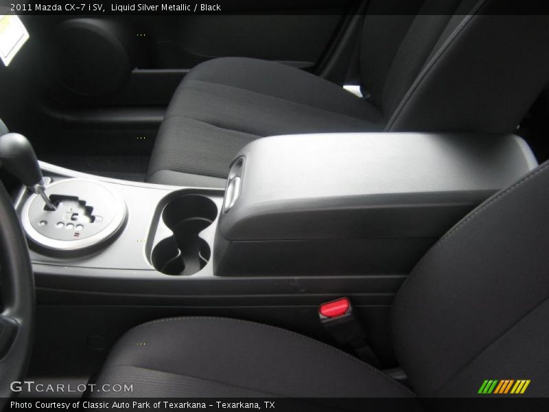 Liquid Silver Metallic / Black 2011 Mazda CX-7 i SV