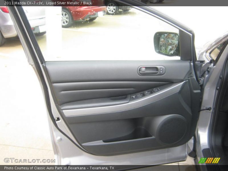 Liquid Silver Metallic / Black 2011 Mazda CX-7 i SV