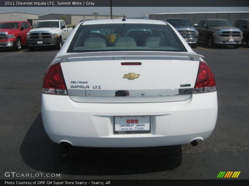 Summit White / Gray 2011 Chevrolet Impala LTZ