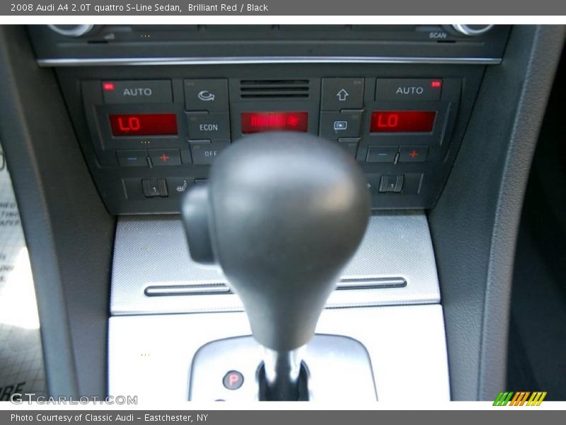 Brilliant Red / Black 2008 Audi A4 2.0T quattro S-Line Sedan