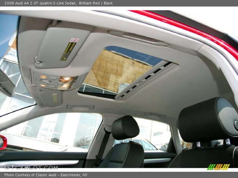 Brilliant Red / Black 2008 Audi A4 2.0T quattro S-Line Sedan