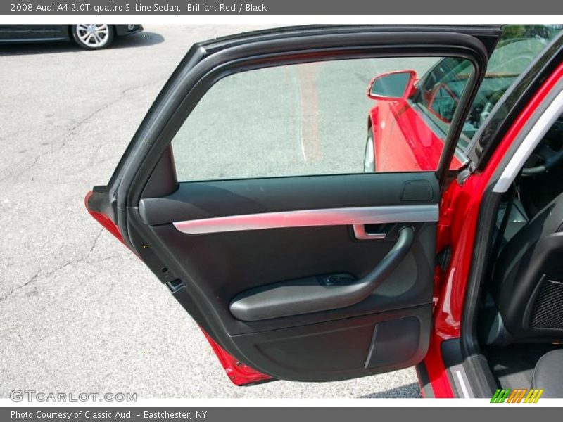 Brilliant Red / Black 2008 Audi A4 2.0T quattro S-Line Sedan