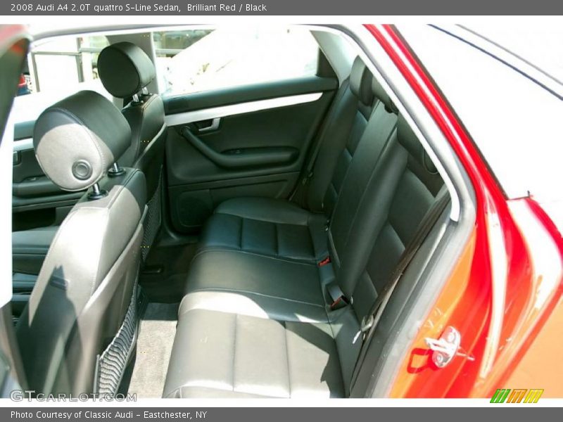 Brilliant Red / Black 2008 Audi A4 2.0T quattro S-Line Sedan