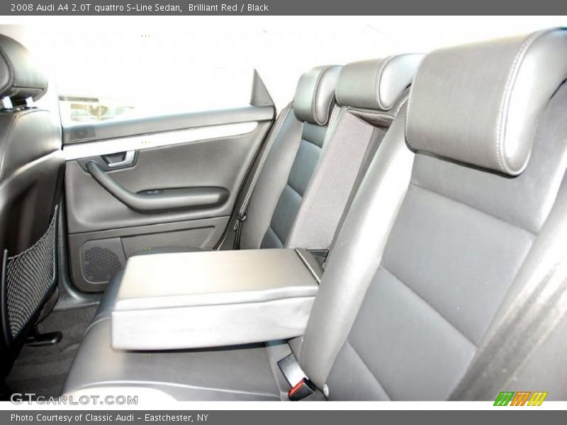 Brilliant Red / Black 2008 Audi A4 2.0T quattro S-Line Sedan