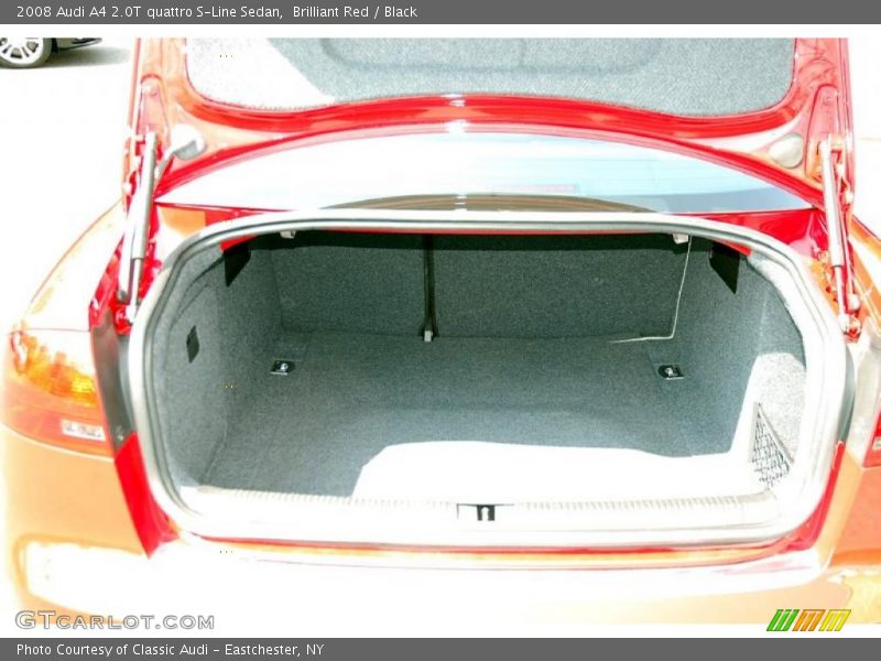 Brilliant Red / Black 2008 Audi A4 2.0T quattro S-Line Sedan