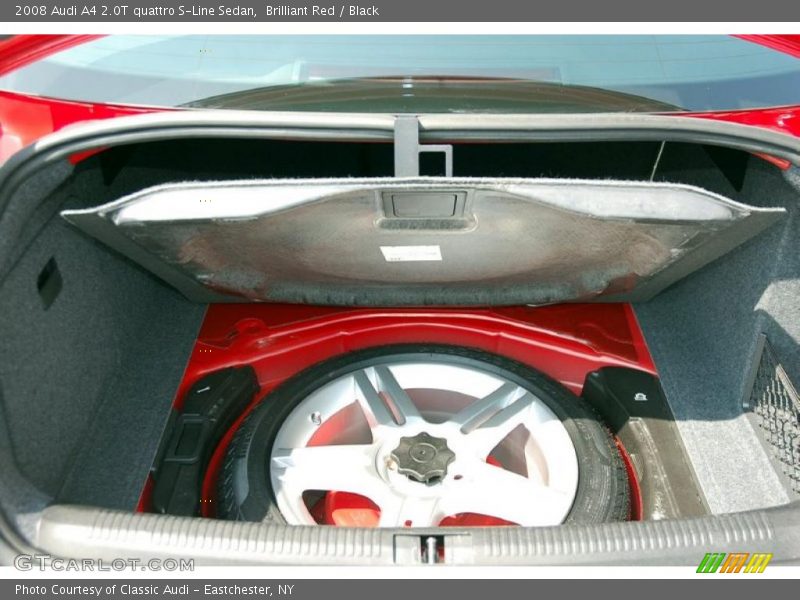 Brilliant Red / Black 2008 Audi A4 2.0T quattro S-Line Sedan