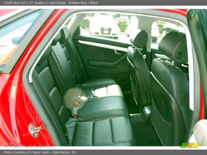 Brilliant Red / Black 2008 Audi A4 2.0T quattro S-Line Sedan