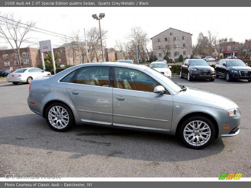 Quartz Grey Metallic / Black 2008 Audi A4 2.0T Special Edition quattro Sedan