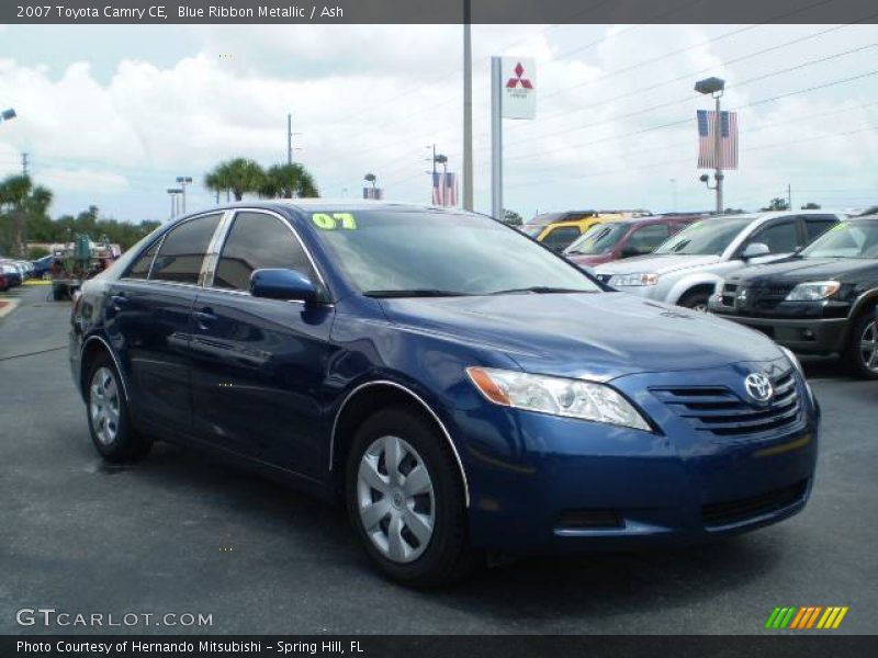 Blue Ribbon Metallic / Ash 2007 Toyota Camry CE