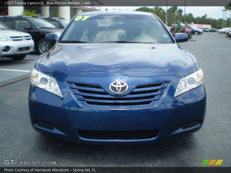 Blue Ribbon Metallic / Ash 2007 Toyota Camry CE