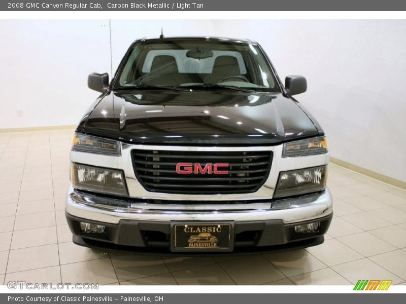 Carbon Black Metallic / Light Tan 2008 GMC Canyon Regular Cab
