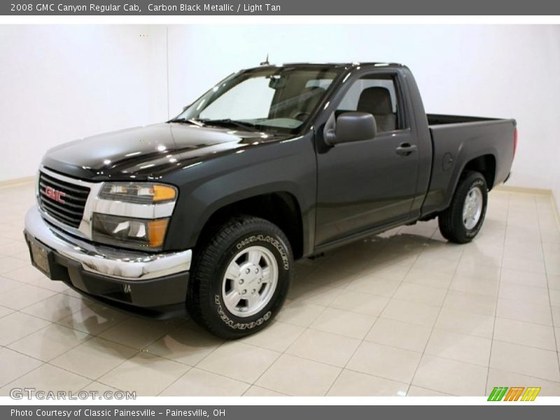 Carbon Black Metallic / Light Tan 2008 GMC Canyon Regular Cab