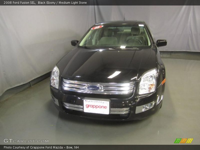 Black Ebony / Medium Light Stone 2008 Ford Fusion SEL