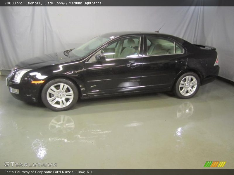 Black Ebony / Medium Light Stone 2008 Ford Fusion SEL