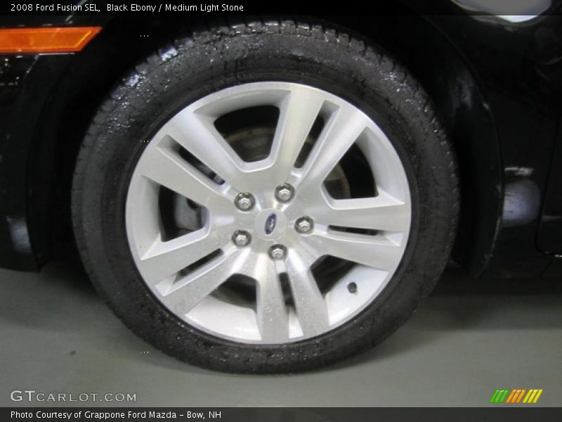 Black Ebony / Medium Light Stone 2008 Ford Fusion SEL