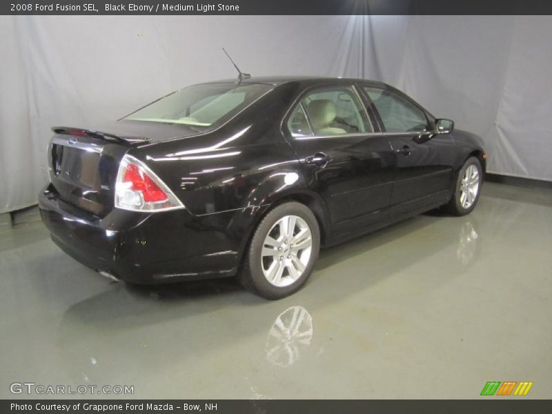 Black Ebony / Medium Light Stone 2008 Ford Fusion SEL