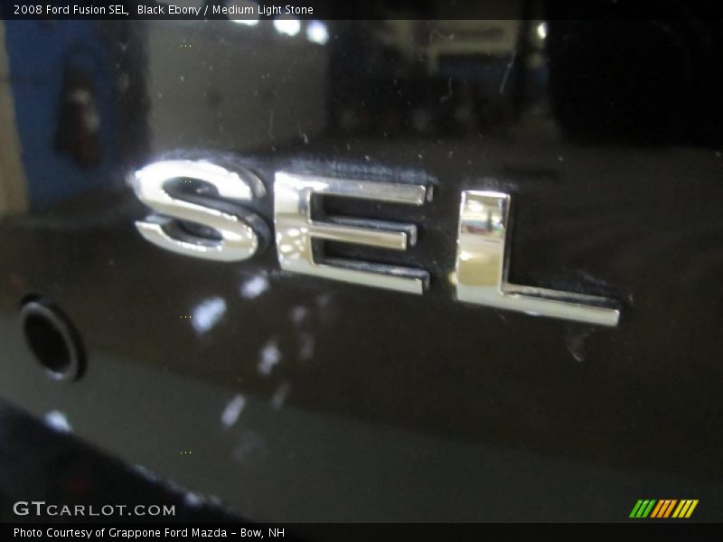 Black Ebony / Medium Light Stone 2008 Ford Fusion SEL