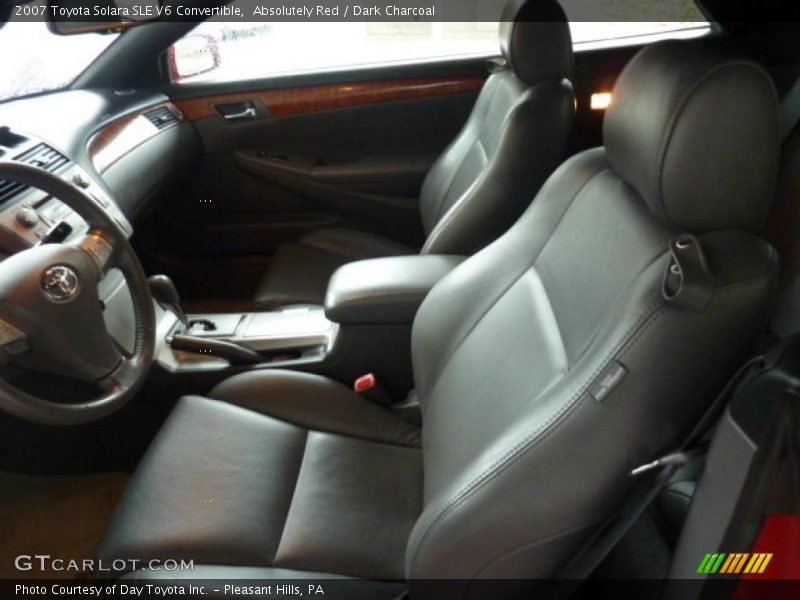 Absolutely Red / Dark Charcoal 2007 Toyota Solara SLE V6 Convertible