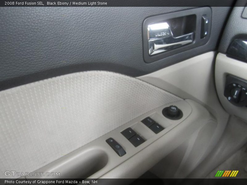 Black Ebony / Medium Light Stone 2008 Ford Fusion SEL