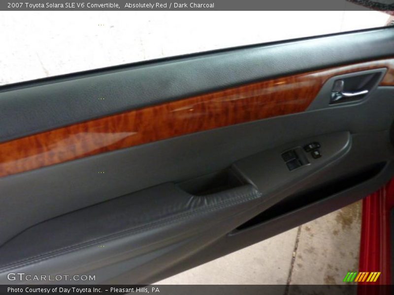 Absolutely Red / Dark Charcoal 2007 Toyota Solara SLE V6 Convertible