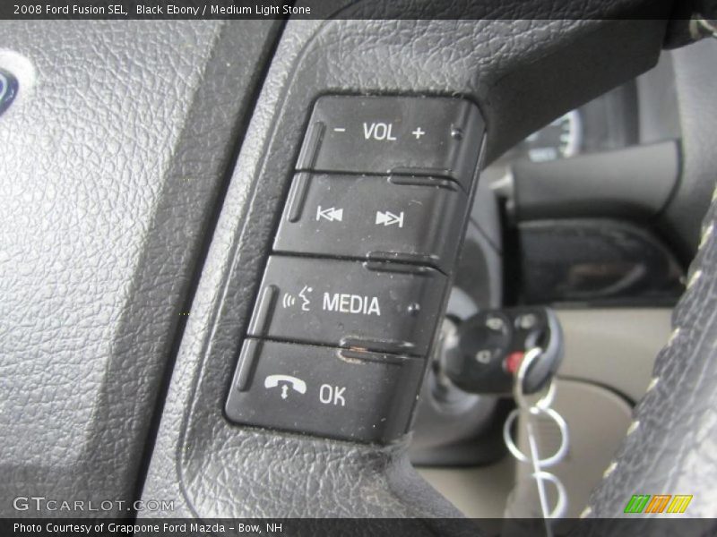 Black Ebony / Medium Light Stone 2008 Ford Fusion SEL
