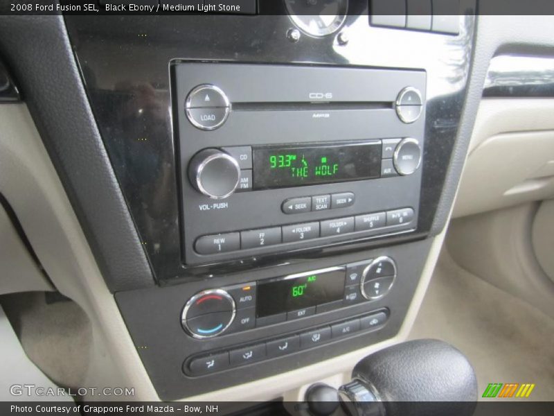 Black Ebony / Medium Light Stone 2008 Ford Fusion SEL