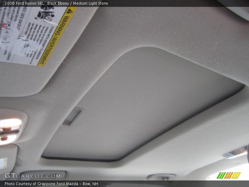 Black Ebony / Medium Light Stone 2008 Ford Fusion SEL